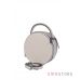 Купить круглую женскую сумочку из бежевой кожи в интернет-магазине в Украине - арт.6900_4