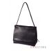 Купить онлайн женскую черную кожаную сумку с перекидом на одной ручке - арт.79261_1