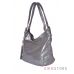 Купить серую женскую сумку-мешок из лазера с блеском в интернет-магазине в Украине - арт.8058_4