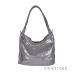 Купить серую женскую сумку-мешок из лазера с блеском в интернет-магазине в Украине - арт.8058_3