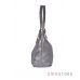 Купить серую женскую сумку-мешок из лазера с блеском в интернет-магазине в Украине - арт.8058_2