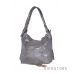 Купить серую женскую сумку-мешок из лазера с блеском в интернет-магазине в Украине - арт.8058_1