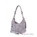 Купить кожаную женскую сумку-мешок серебряную с цветами в интернет-магазине в Украине - арт.8062_4