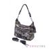 Купить сумку-мешок женскую из черной замши с набивным рисунком в интернет-магазине в Украине- арт.8062_2