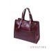 Купить небольшую женскую сумку из коричневой кожи на три отделения оптом и в розницу в Украине- арт.9968_1