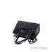 Купить женскую небольшую сумку из черной кожи на три отделения в интернет-магазине в Украине - арт.9968_2
