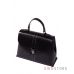 Купить сумку-саквояж женскую из черной кожи с перекидом в интернет-магазине в Украине - арт.9970_1